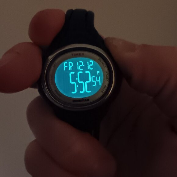 Timex Ironman 594 Women's 38mm Indiglo Digital Alarm Timer 50 Lap Watch - Picture 5 of 11